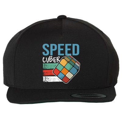 Speed Cubing Puzzle Cube Cuber Master Speed Cuber Math Gift Wool Snapback Cap