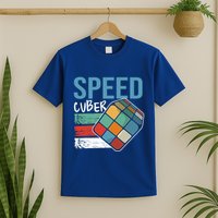 Speed Cubing Puzzle Cube Cuber Master Speed Cuber Math Gift T-Shirt