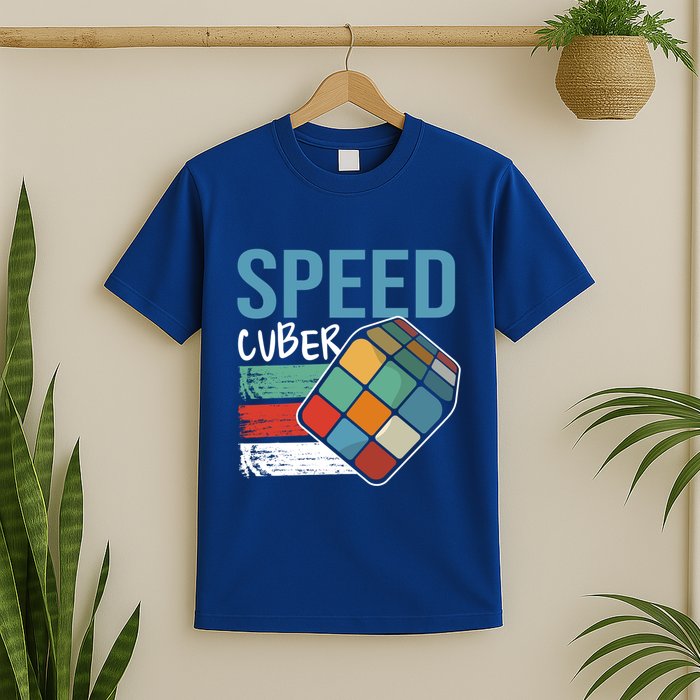 Speed Cubing Puzzle Cube Cuber Master Speed Cuber Math Gift T-Shirt