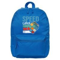 Speed Cubing Puzzle Cube Cuber Master Speed Cuber Math Gift 16 in Basic Backpack