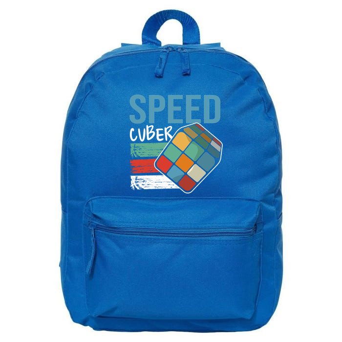 Speed Cubing Puzzle Cube Cuber Master Speed Cuber Math Gift 16 in Basic Backpack