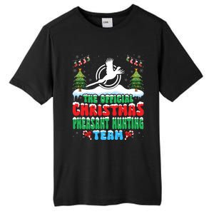 Snow Christmas Pheasant Hunting Team Tall Fusion ChromaSoft Performance T-Shirt