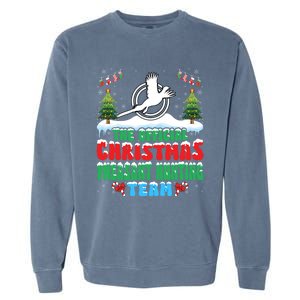 Snow Christmas Pheasant Hunting Team Garment-Dyed Sweatshirt