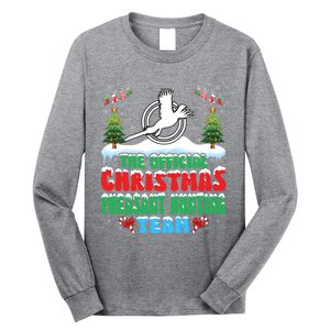 Snow Christmas Pheasant Hunting Team Long Sleeve Shirt