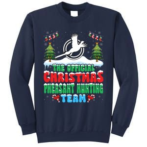 Snow Christmas Pheasant Hunting Team Sweatshirt