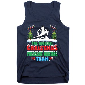 Snow Christmas Pheasant Hunting Team Tank Top