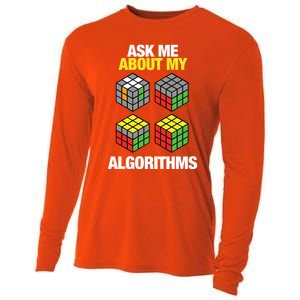 Speed Cubing Puzzle Cuber Cube Algorithms Great Gift Cooling Performance Long Sleeve Crew