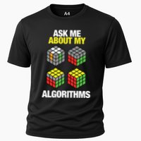 Speed Cubing Puzzle Cuber Cube Algorithms Great Gift Cooling Performance Crew T-Shirt