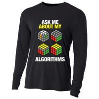 Speed Cubing Puzzle Cuber Cube Algorithms Great Gift Cooling Performance Long Sleeve Crew