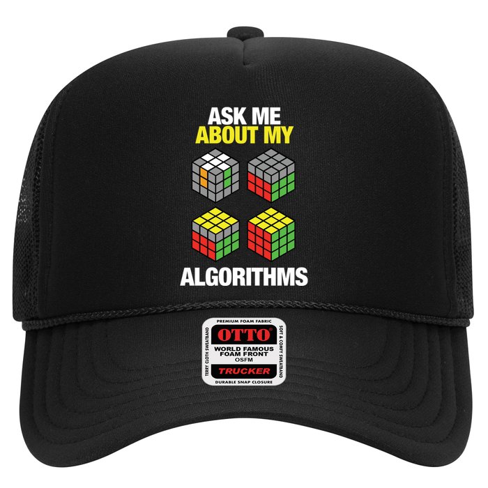 Speed Cubing Puzzle Cuber Cube Algorithms Great Gift Trucker Hat