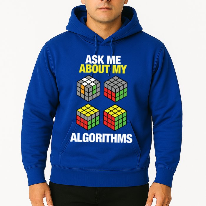 Speed Cubing Puzzle Cuber Cube Algorithms Great Gift Hoodie