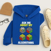 Speed Cubing Puzzle Cuber Cube Algorithms Great Gift Hoodie