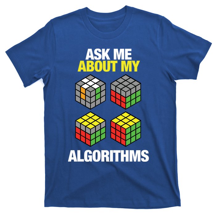 Speed Cubing Puzzle Cuber Cube Algorithms Great Gift T-Shirt