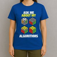 Speed Cubing Puzzle Cuber Cube Algorithms Great Gift T-Shirt