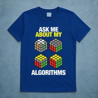 Speed Cubing Puzzle Cuber Cube Algorithms Great Gift T-Shirt