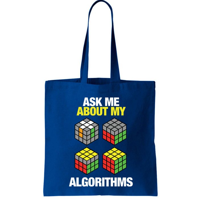 Speed Cubing Puzzle Cuber Cube Algorithms Great Gift Tote Bag