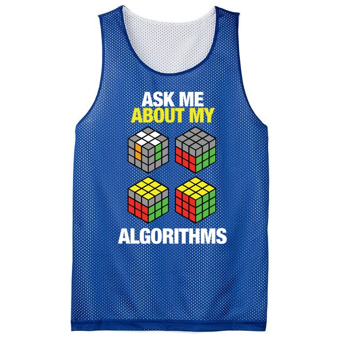 Speed Cubing Puzzle Cuber Cube Algorithms Great Gift Mesh Reversible Basketball Jersey Tank