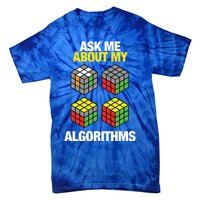 Speed Cubing Puzzle Cuber Cube Algorithms Great Gift Tie-Dye T-Shirt