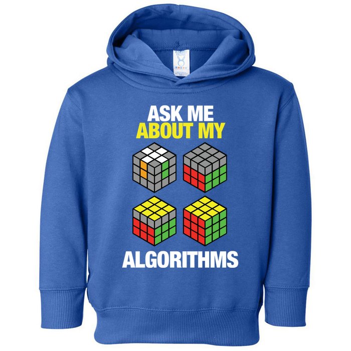 Speed Cubing Puzzle Cuber Cube Algorithms Great Gift Toddler Hoodie