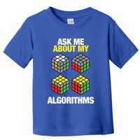 Speed Cubing Puzzle Cuber Cube Algorithms Great Gift Toddler T-Shirt