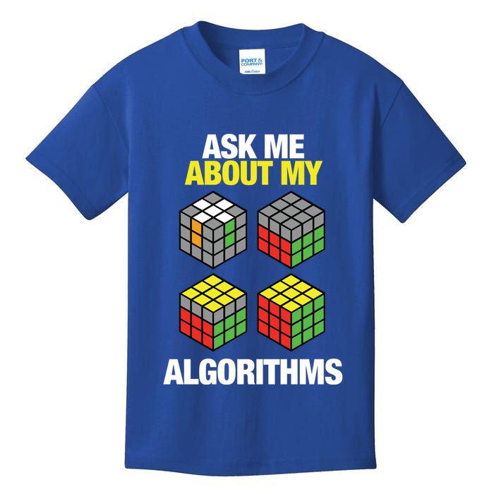 Speed Cubing Puzzle Cuber Cube Algorithms Great Gift Kids T-Shirt