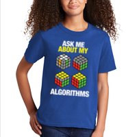 Speed Cubing Puzzle Cuber Cube Algorithms Great Gift Kids T-Shirt