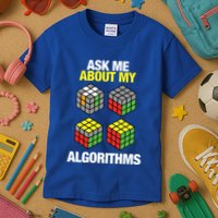 Speed Cubing Puzzle Cuber Cube Algorithms Great Gift Kids T-Shirt