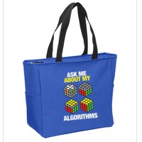 Speed Cubing Puzzle Cuber Cube Algorithms Great Gift Zip Tote Bag