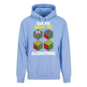 Speed Cubing Puzzle Cuber Cube Algorithms Great Gift Unisex Surf Hoodie