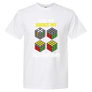 Speed Cubing Puzzle Cuber Cube Algorithms Great Gift Garment-Dyed Heavyweight T-Shirt