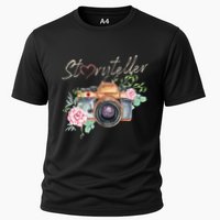Storyteller Camera Photography Photographer Cameraman Ideas Cooling Performance Crew T-Shirt