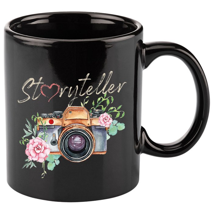 Storyteller Camera Photography Photographer Cameraman Ideas 11oz C Handle Ceramic Mug