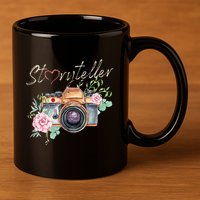 Storyteller Camera Photography Photographer Cameraman Ideas 11oz C Handle Ceramic Mug