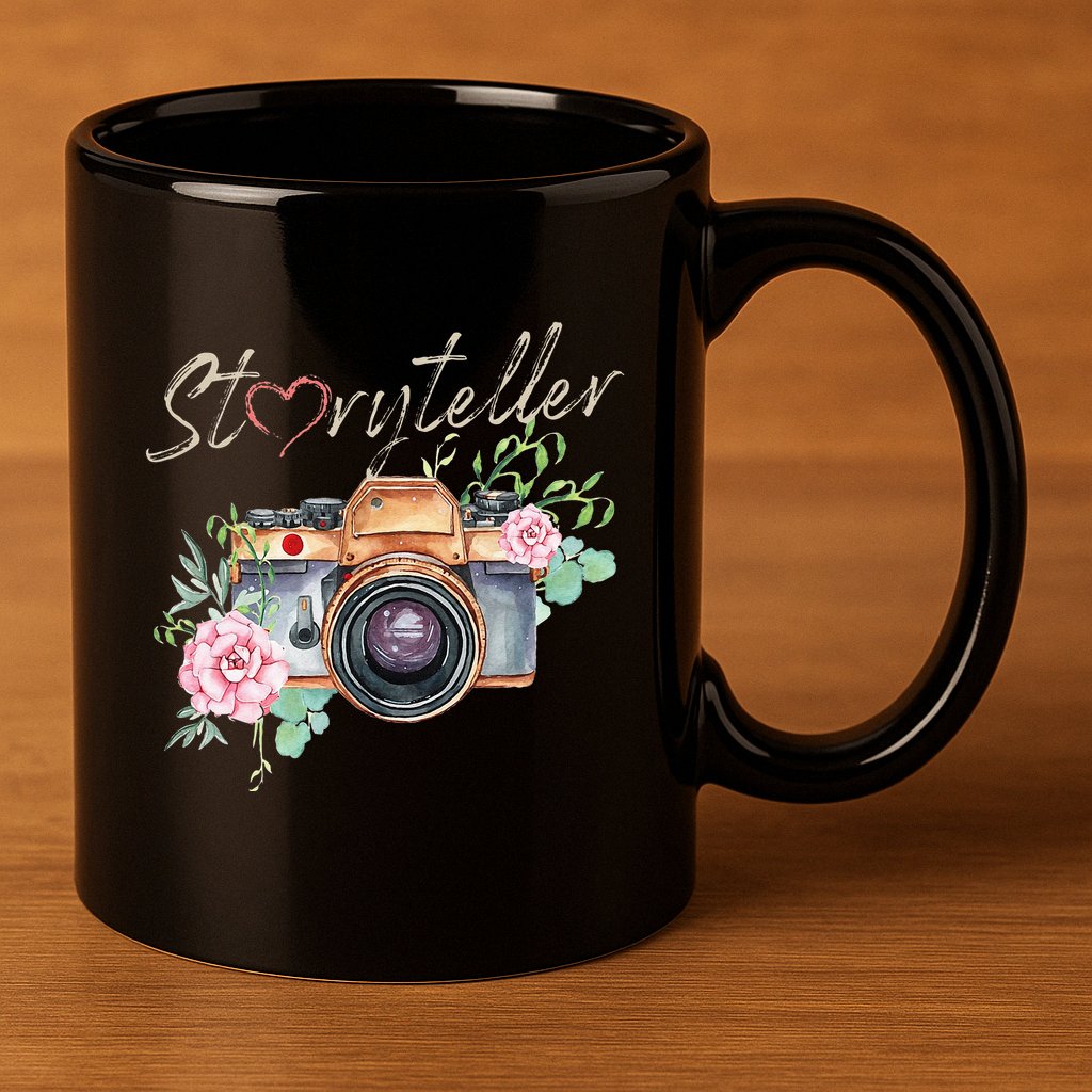 Storyteller Camera Photography Photographer Cameraman Ideas 11oz C Handle Ceramic Mug