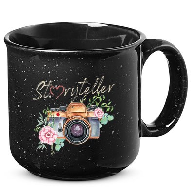 Storyteller Camera Photography Photographer Cameraman Ideas 15oz Campfire Ceramic Mug
