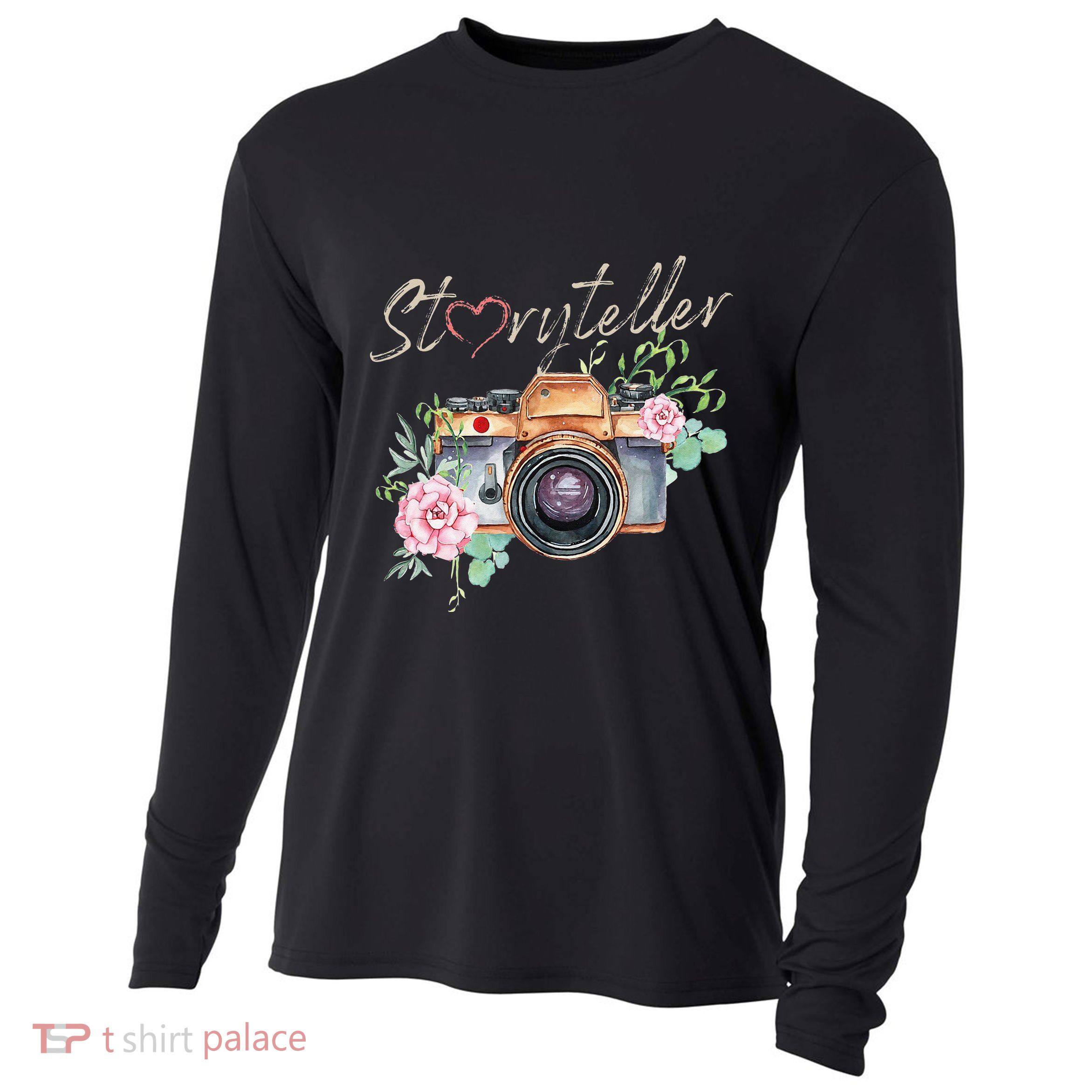 Storyteller Camera Photography Photographer Cameraman Ideas Cooling Performance Long Sleeve Crew
