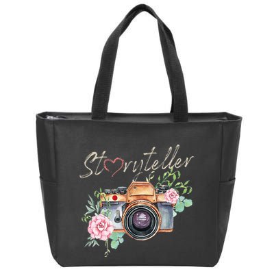 Storyteller Camera Photography Photographer Cameraman Ideas Zip Tote Bag