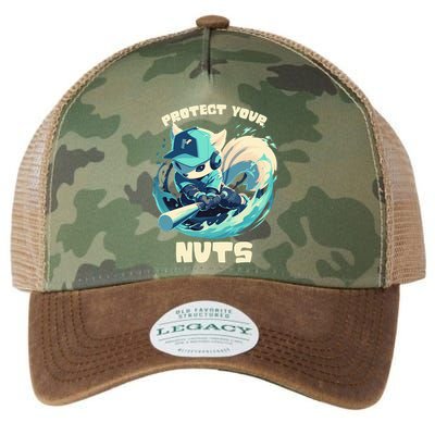 Squirrel Catcher Protect Your Nuts Funny Baseball Cute Gift Legacy Tie Dye Trucker Hat