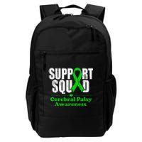 Support Cerebral Palsy Cp Awareness Month Green Ribbon Daily Commute Backpack