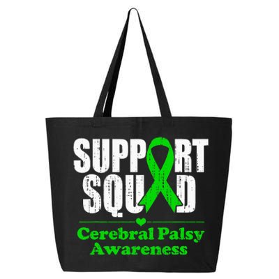 Support Cerebral Palsy Cp Awareness Month Green Ribbon 25L Jumbo Tote