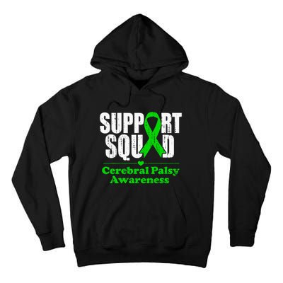 Support Cerebral Palsy Cp Awareness Month Green Ribbon Tall Hoodie