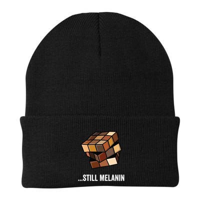 Speed Cubing Puzzle Cuber Cube Still Melanin Gift Knit Cap Winter Beanie
