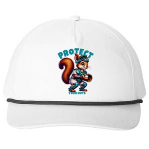 Squirrel Catcher Protect Your Nuts Funny Baseball Gift Snapback Five-Panel Rope Hat