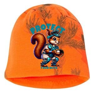 Squirrel Catcher Protect Your Nuts Funny Baseball Gift Kati - Camo Knit Beanie