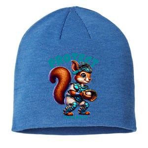 Squirrel Catcher Protect Your Nuts Funny Baseball Gift Sustainable Beanie