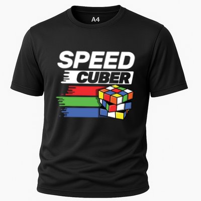 Speed Cubing Puzzle Cubing Cuber Great Gift Cooling Performance Crew T-Shirt
