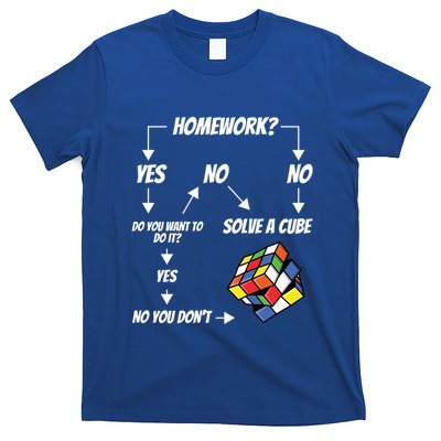 Speed Cubing Puzzle Funny Cubing Cuber Gift T-Shirt