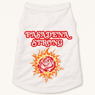 Strong California Pasadena Strong Rose Fire Doggie Tank