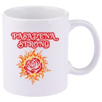 Strong California Pasadena Strong Rose Fire 11oz C Handle Ceramic Mug