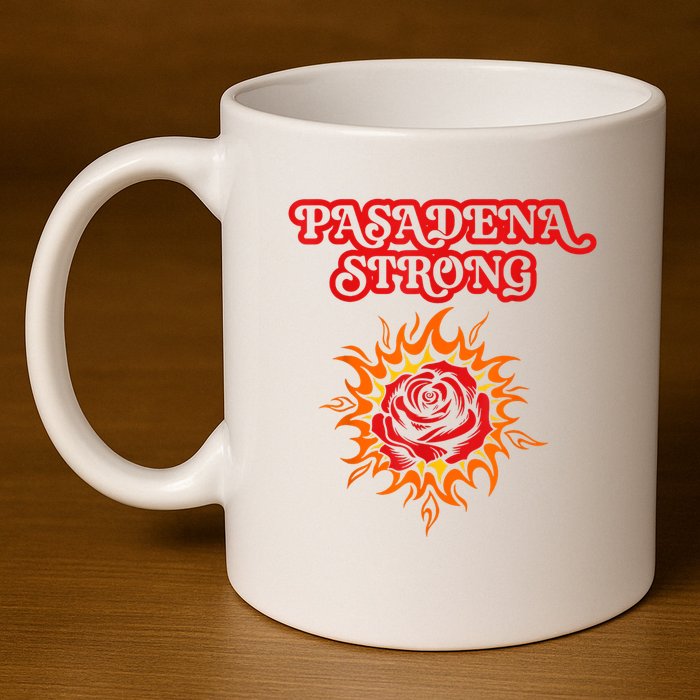 Strong California Pasadena Strong Rose Fire 11oz C Handle Ceramic Mug